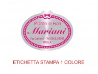 Etichette adesive per fioristi, fiorai e vivaisti (mm 36x28)  (cod.21G)